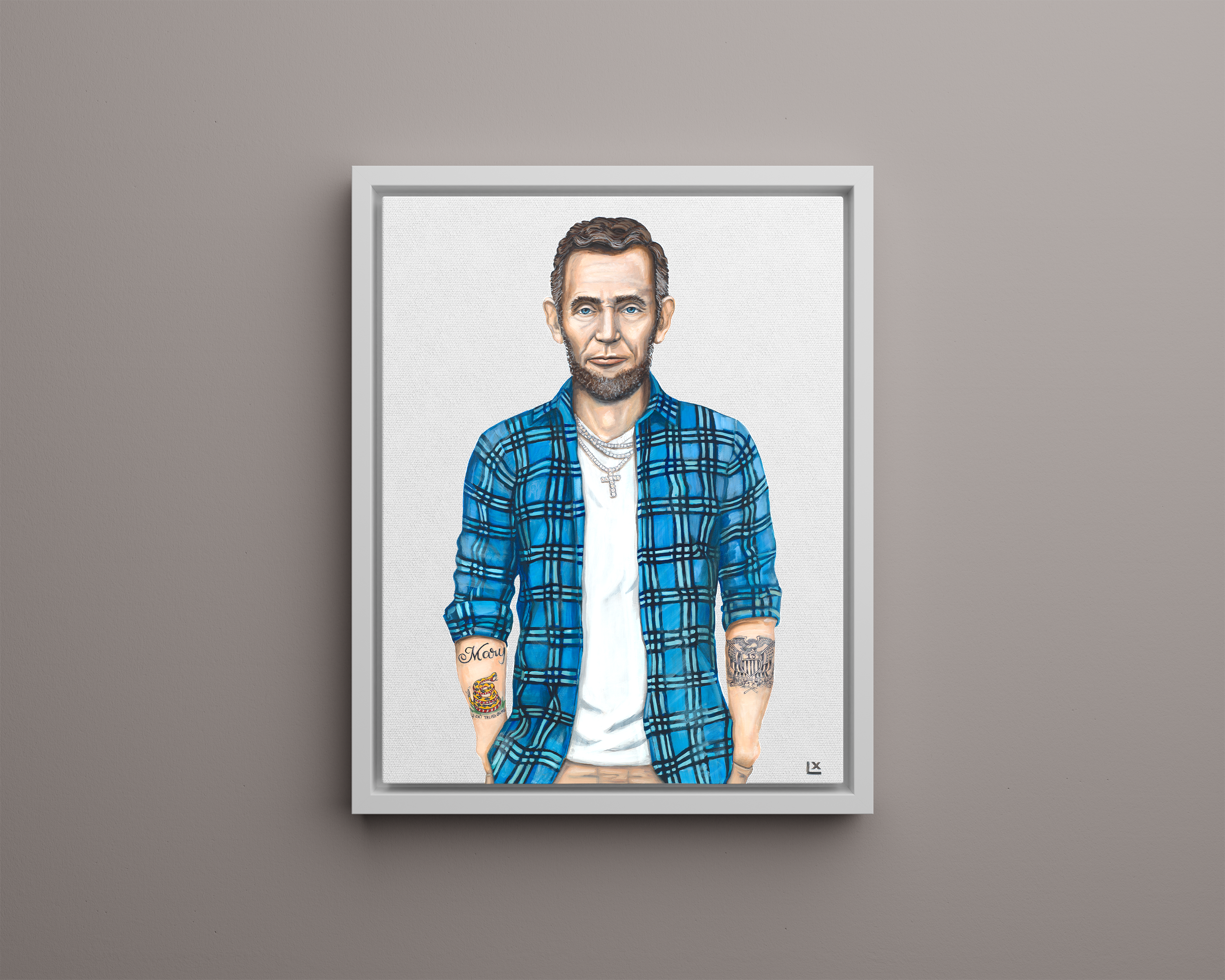 Country Boy Abe Canvas Print