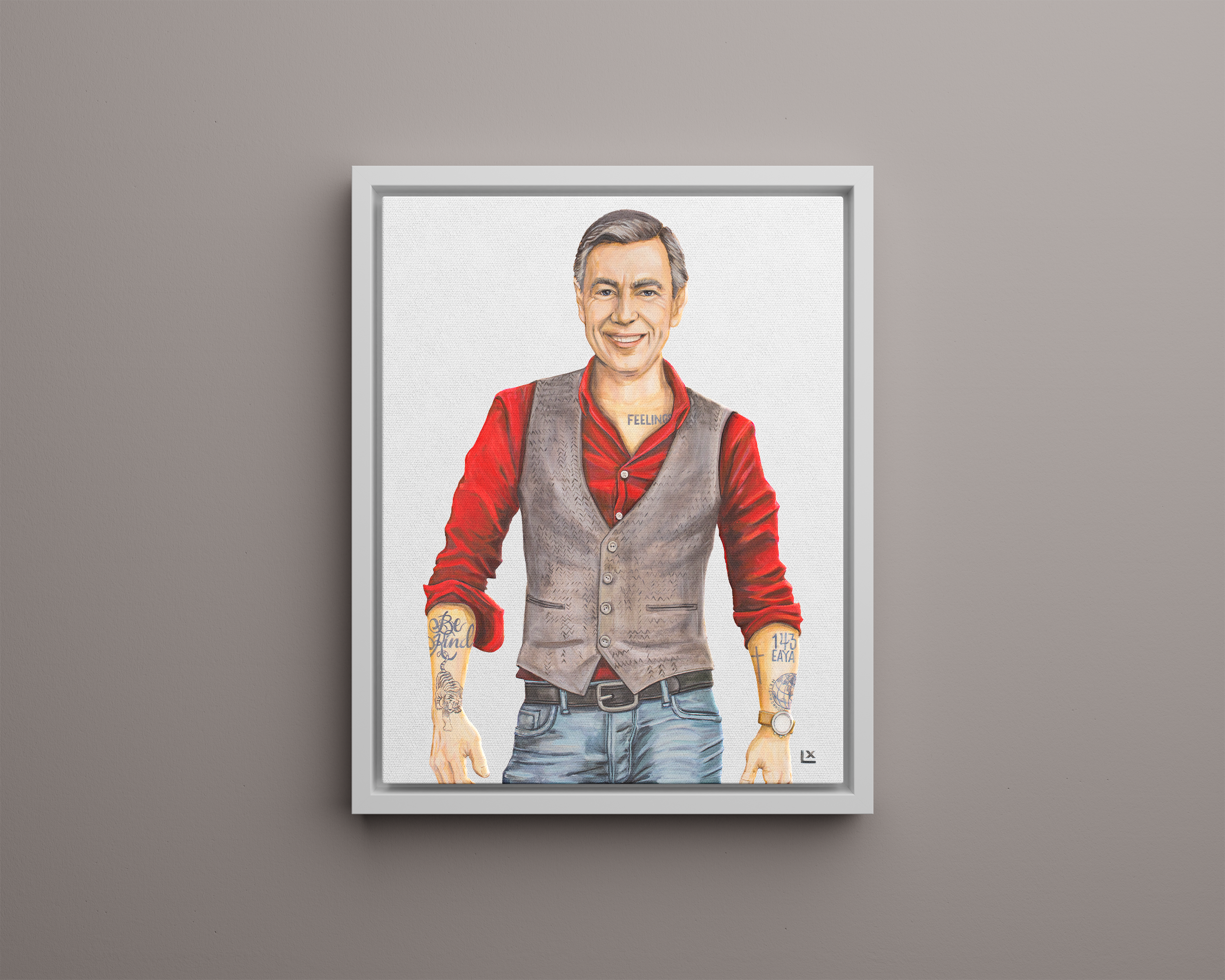 Mr. Rogers Canvas Print