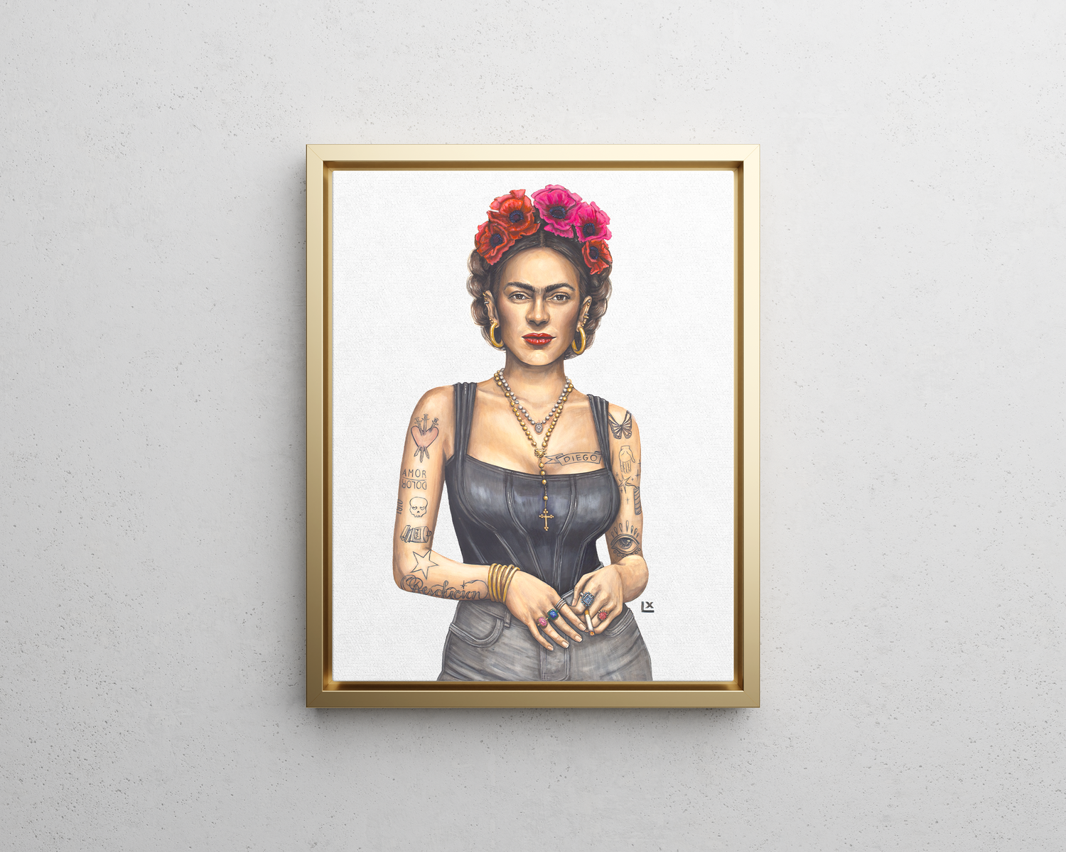 Frida Sola Canvas Print