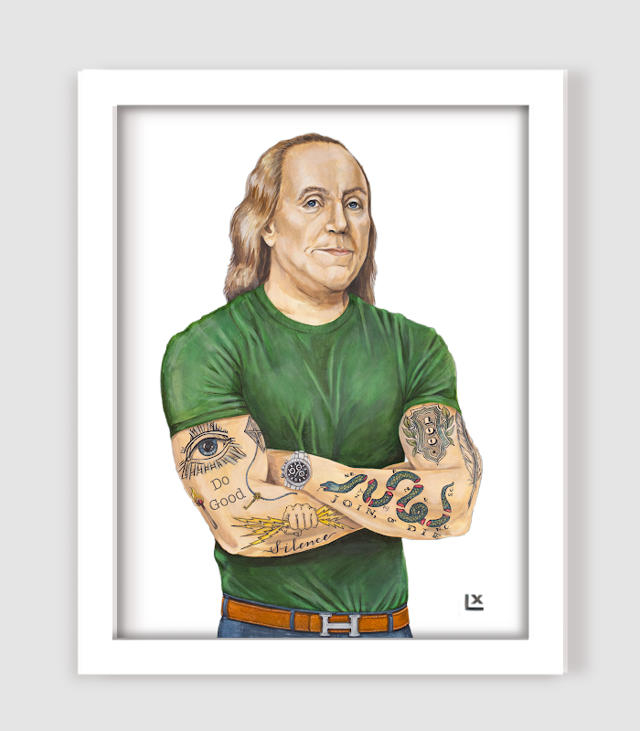 Buff Ben Paper Print