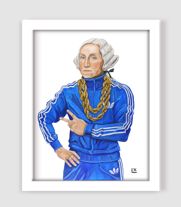 B Boi George Paper Print