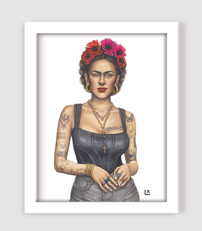 Frida Sola Paper Print