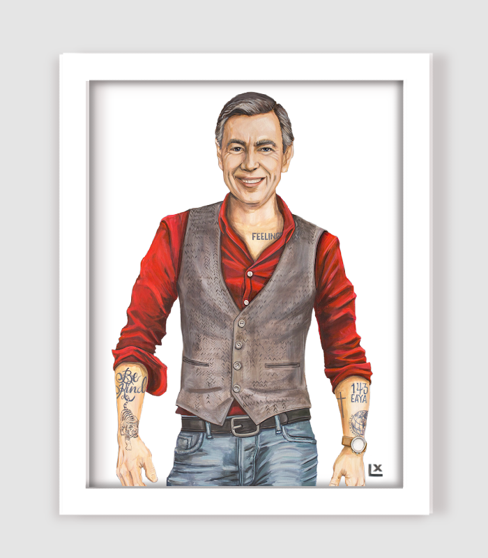 Mr. Rogers Paper Print