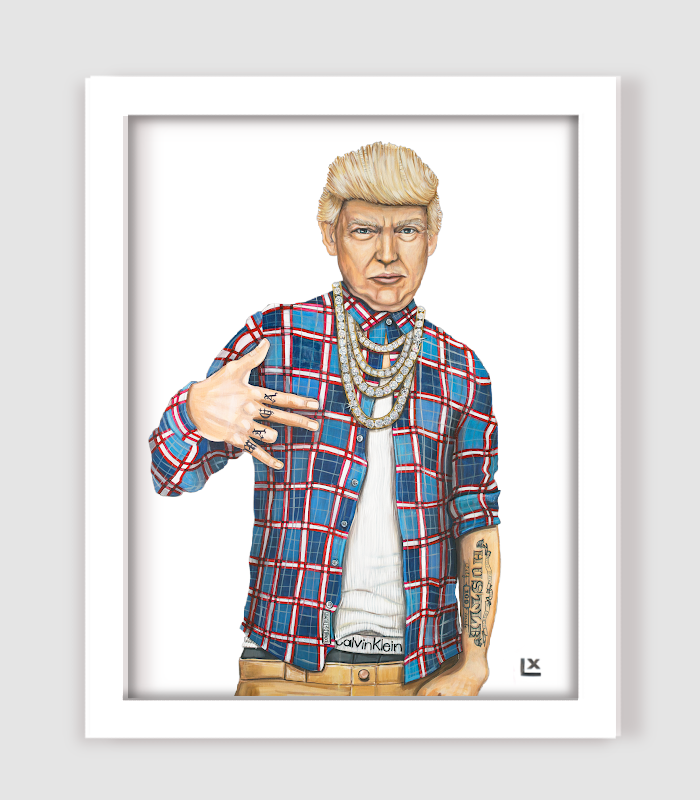 Trump Paper Print