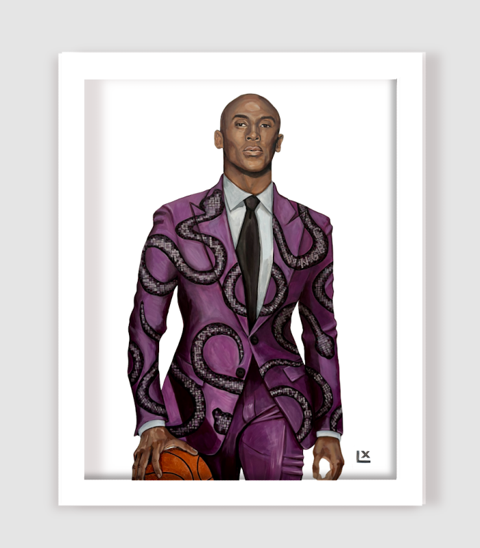 Black Mamba Paper Print
