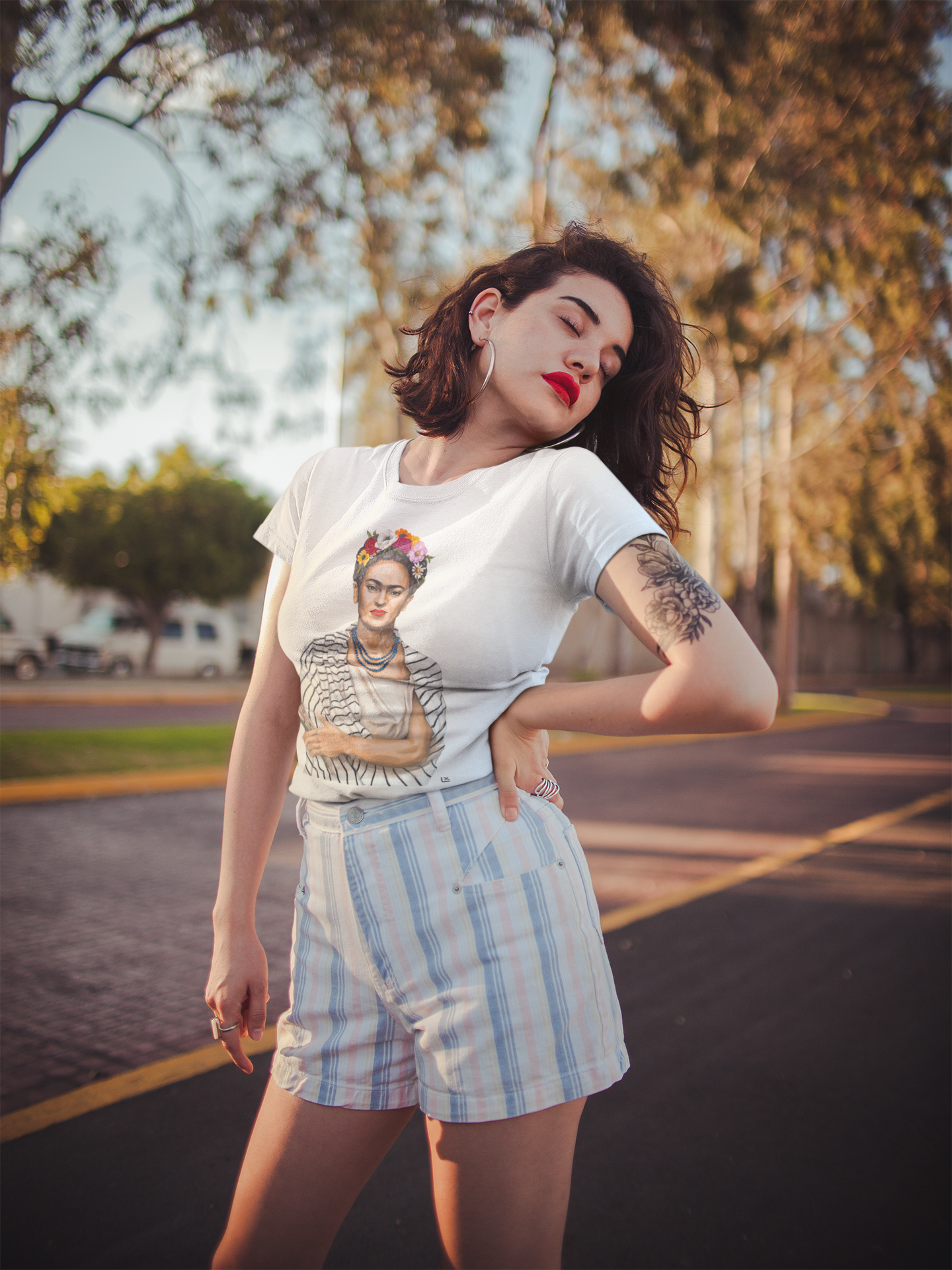 Frida in Stripes T-Shirt