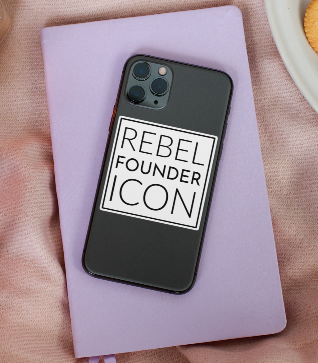 3" Vinyl Rebel Founder Icon Sticker