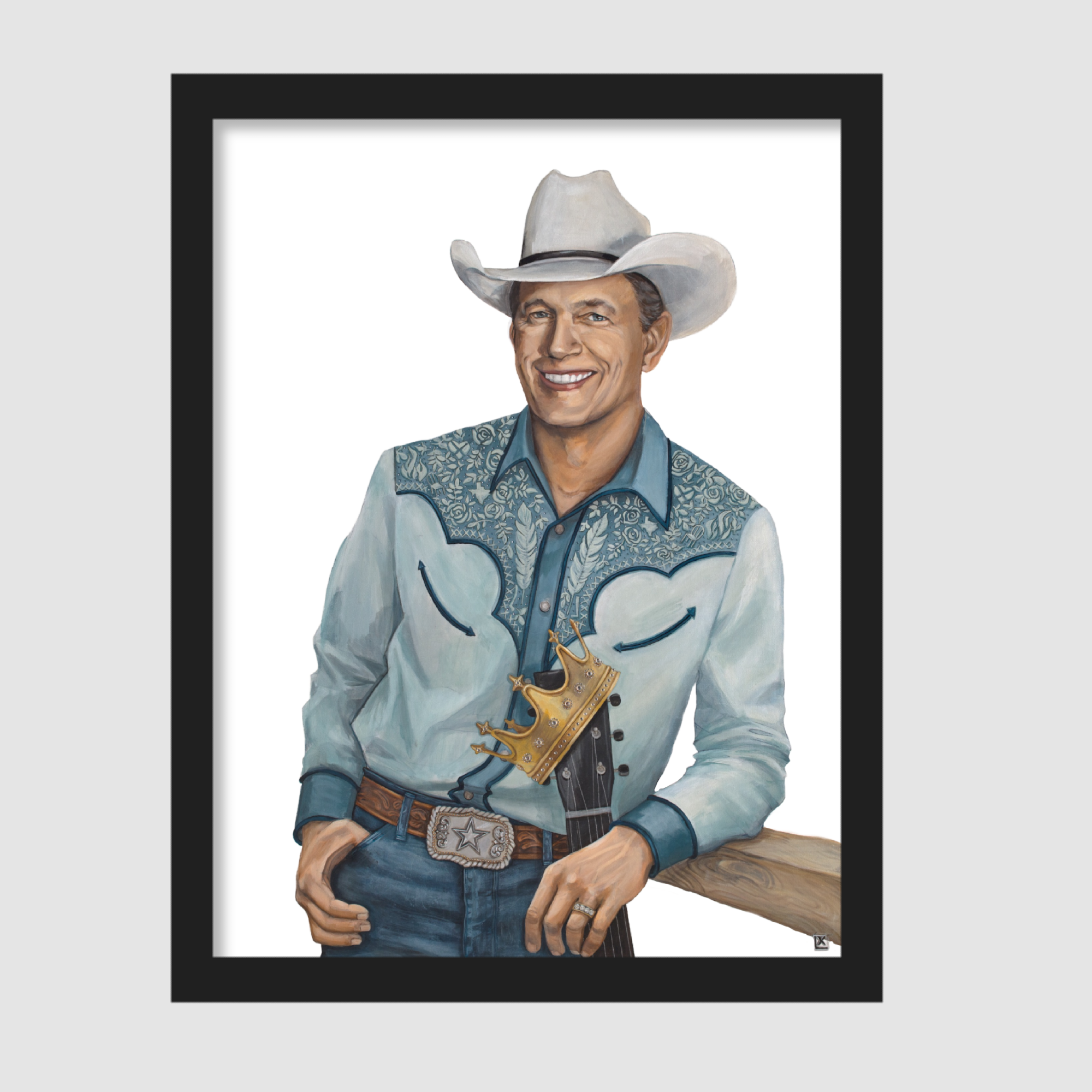 King George Paper Print