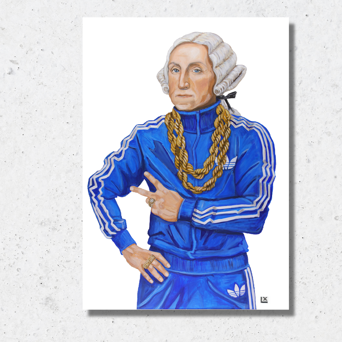 B Boi George Paper Print
