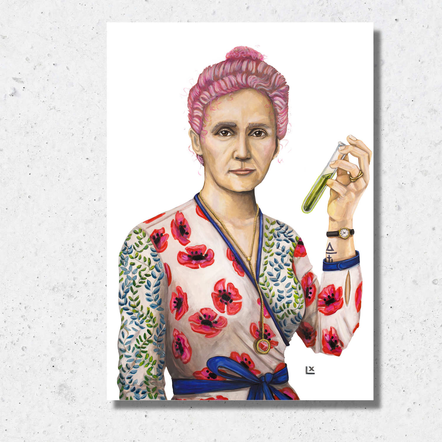 Marie Curie Paper Print