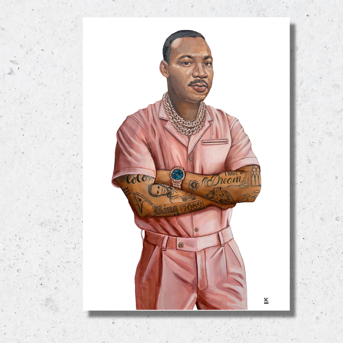 MLK Paper Print