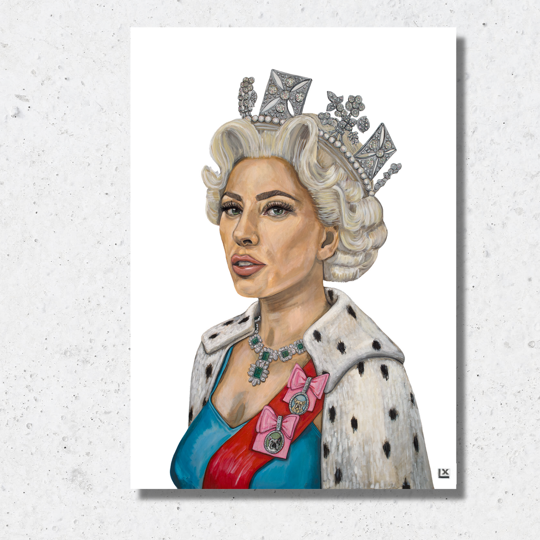 Monster Majesty Paper Print