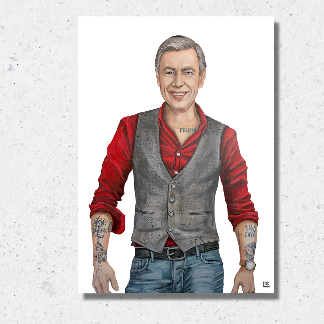 Mr. Rogers Paper Print