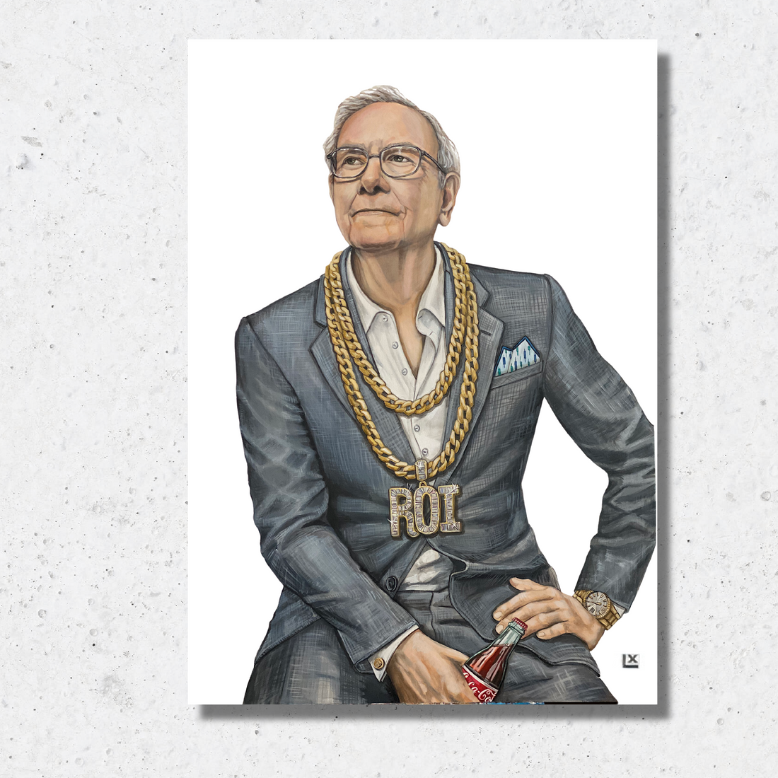Warren ROI Paper Print