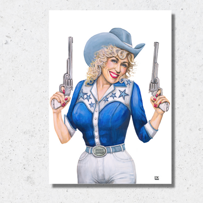 Patriotic Dallas Cowboys 4th of July Dolly Parton