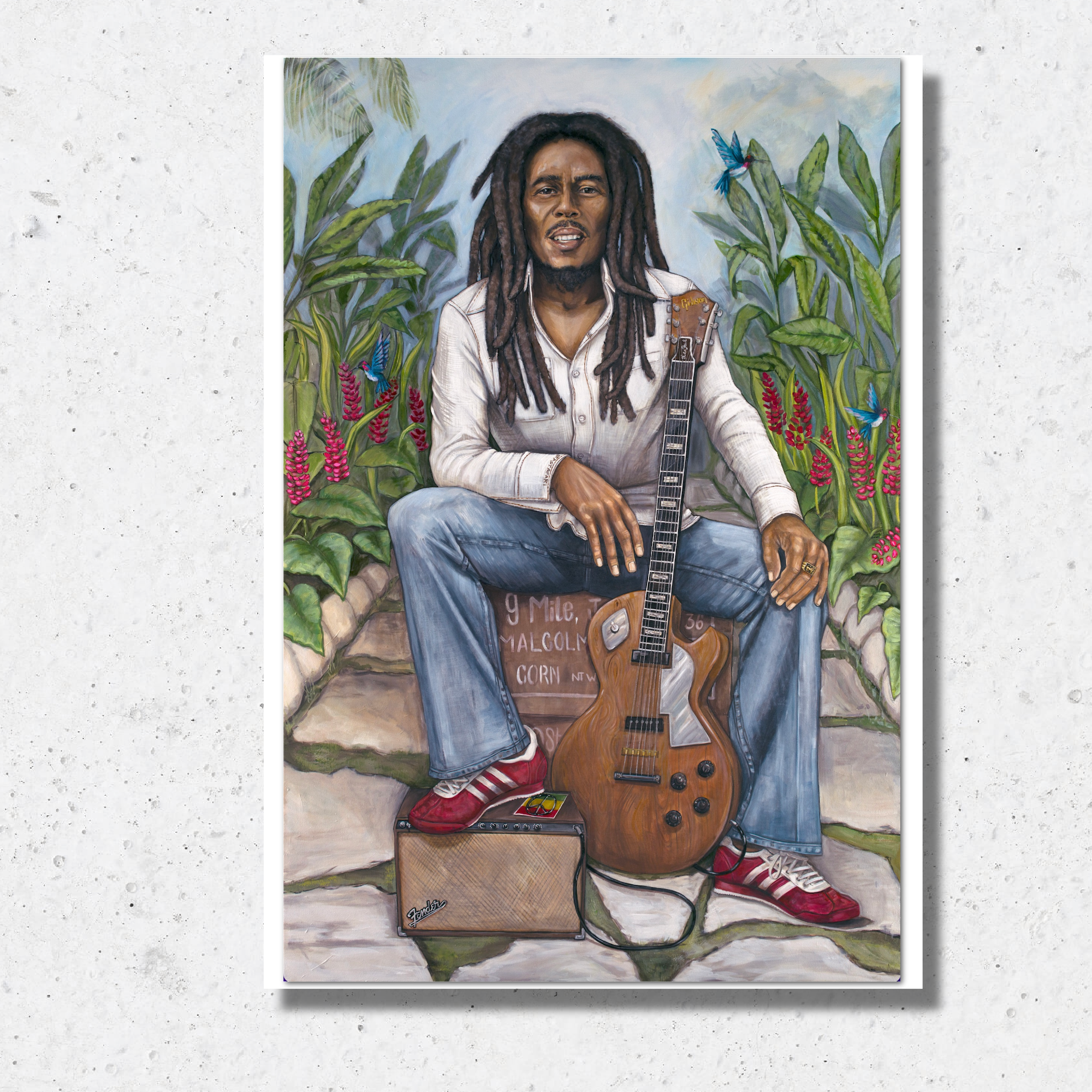 Bob Marley Paper Print