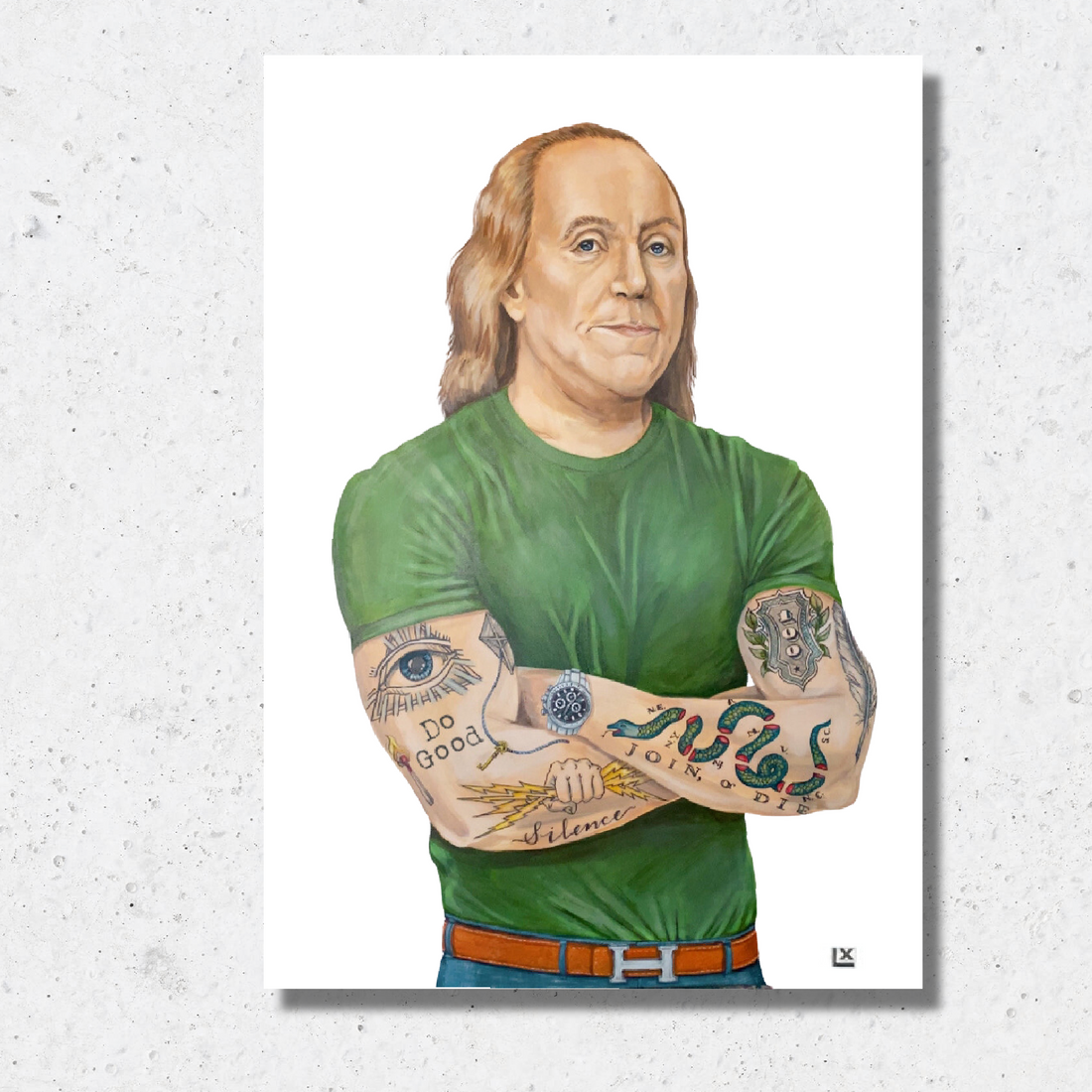 Buff Ben Paper Print
