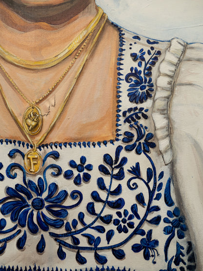 Otomi Frida Original Acrylic on Canvas Painting