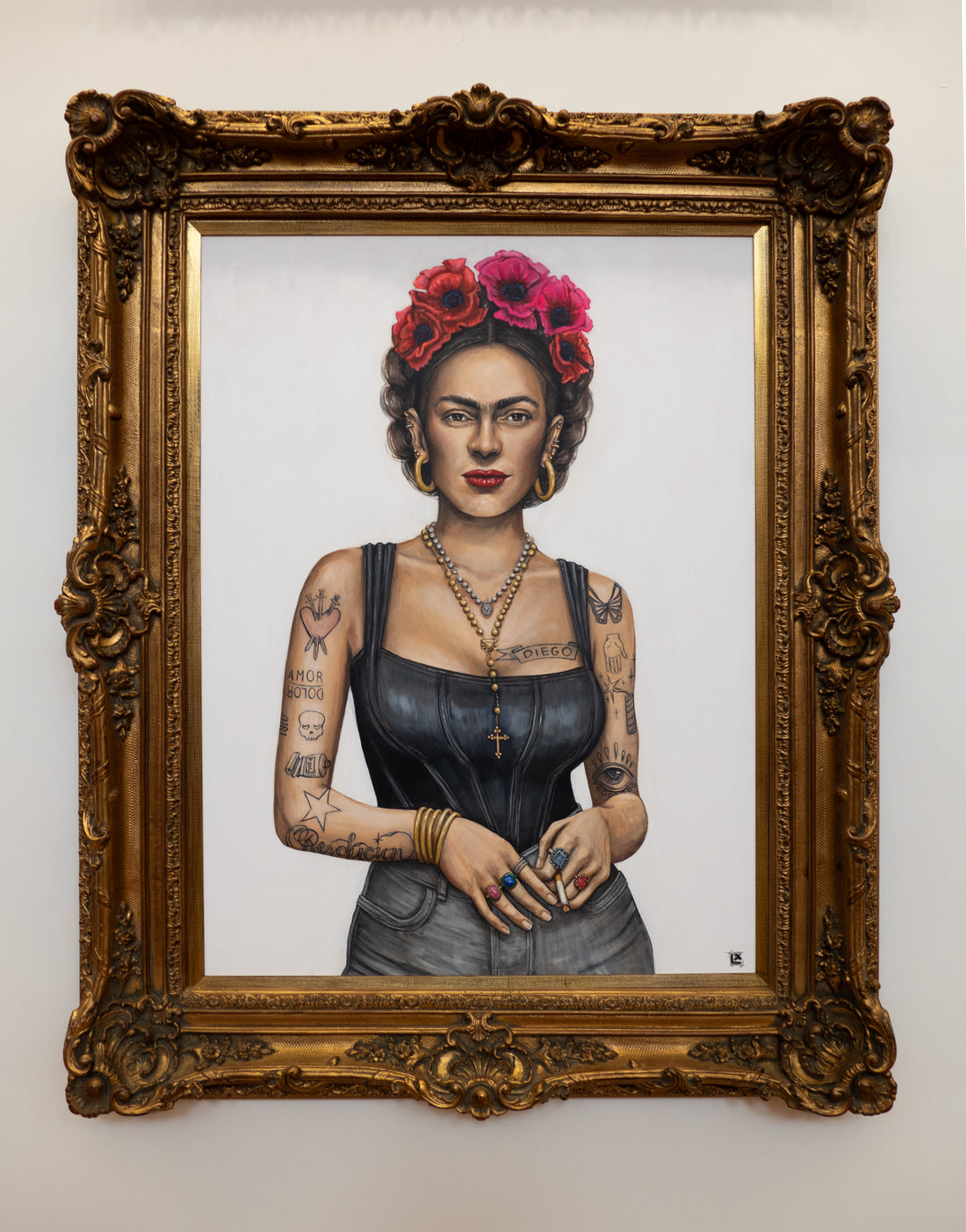 Frida Sola Original Acrylic on Canvas Painting