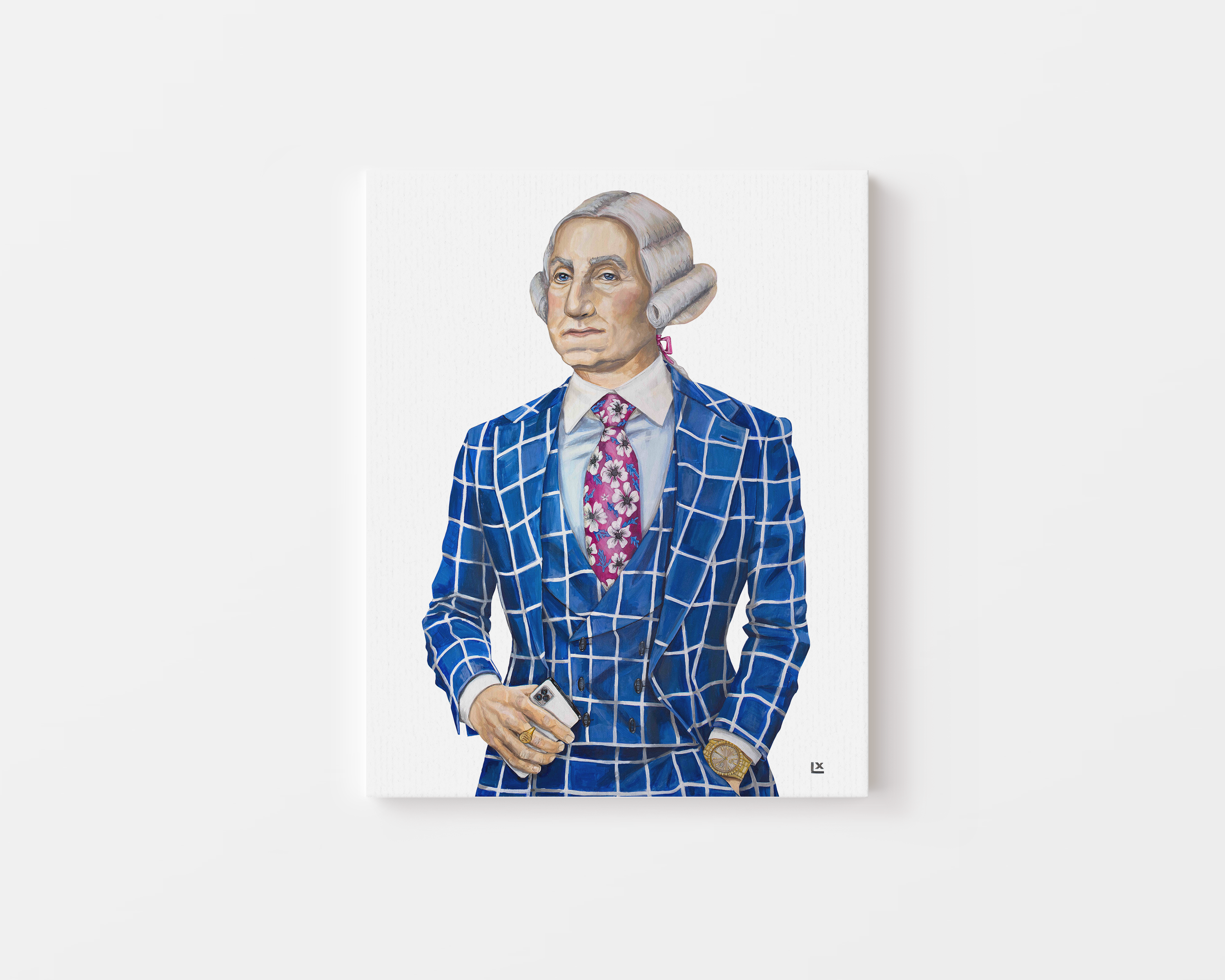 GQ George Canvas Print