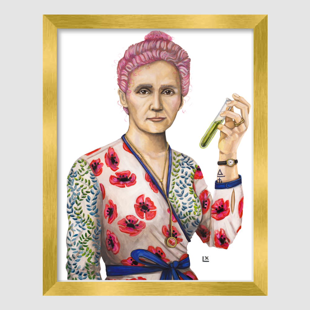 Marie Curie Paper Print