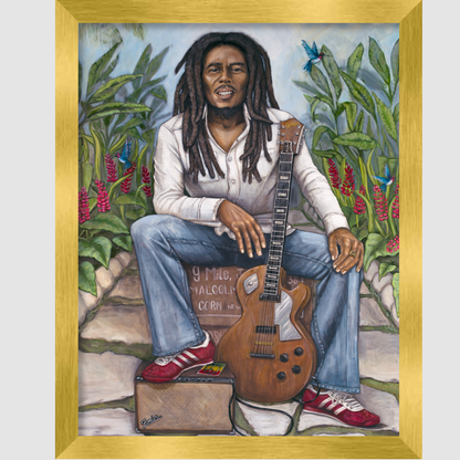 Bob Marley Paper Print