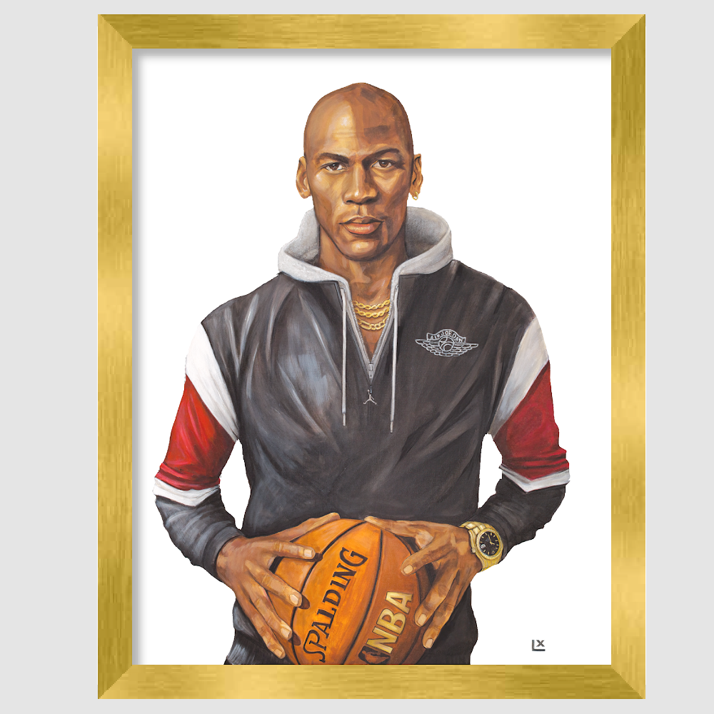 Michael Jordan Paper Print