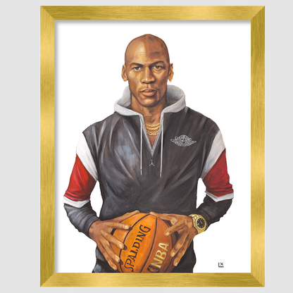 Michael Jordan Paper Print