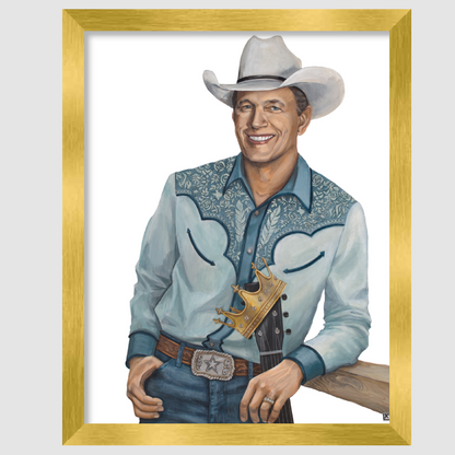 King George Paper Print