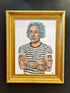 Inked Einstein giclée canvas