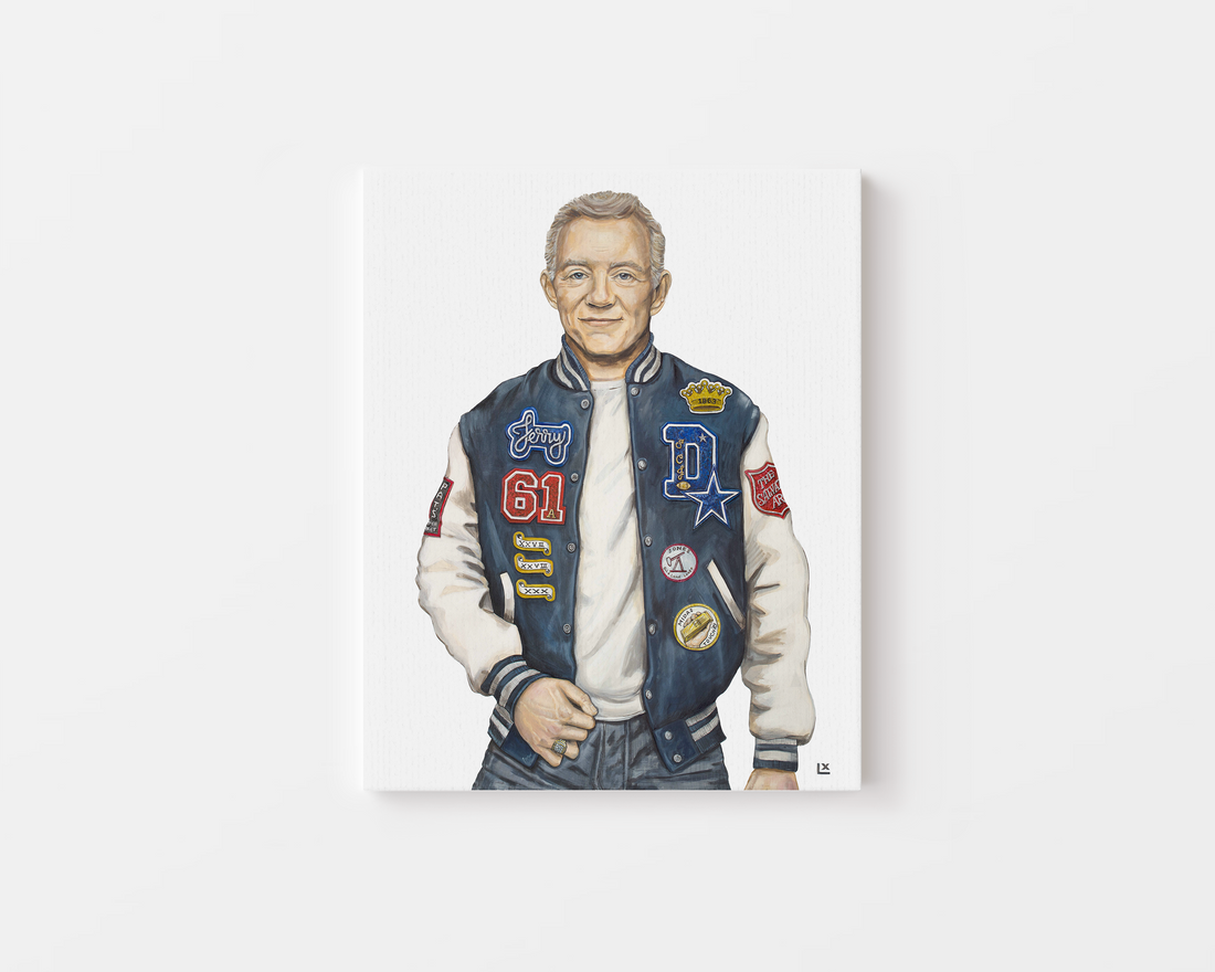 Varsity Jerry Jones Canvas Print