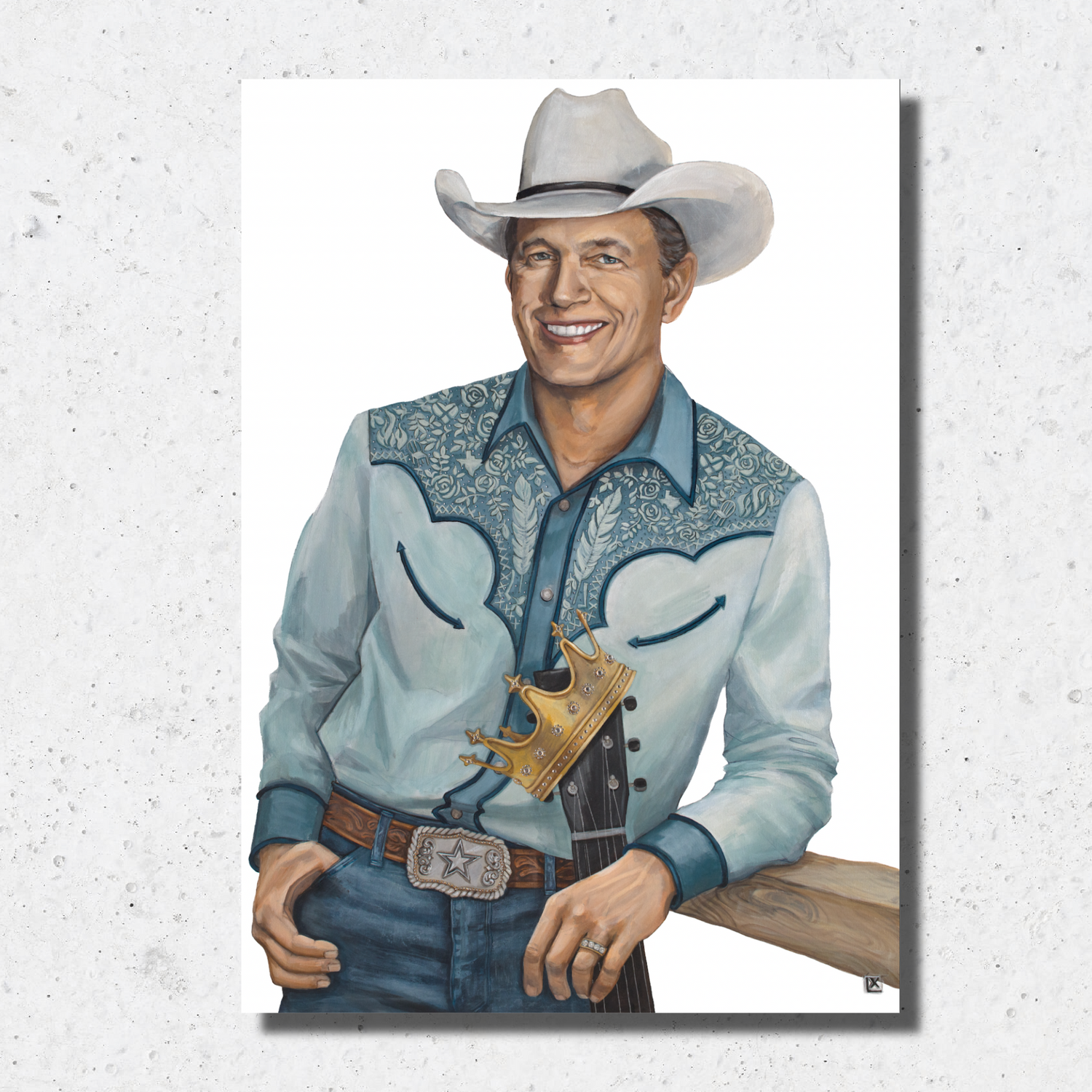 King George Paper Print