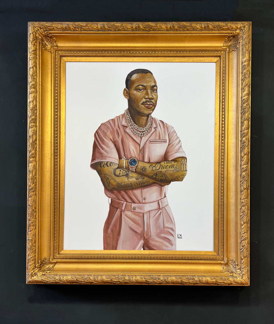 MLK giclée canvas