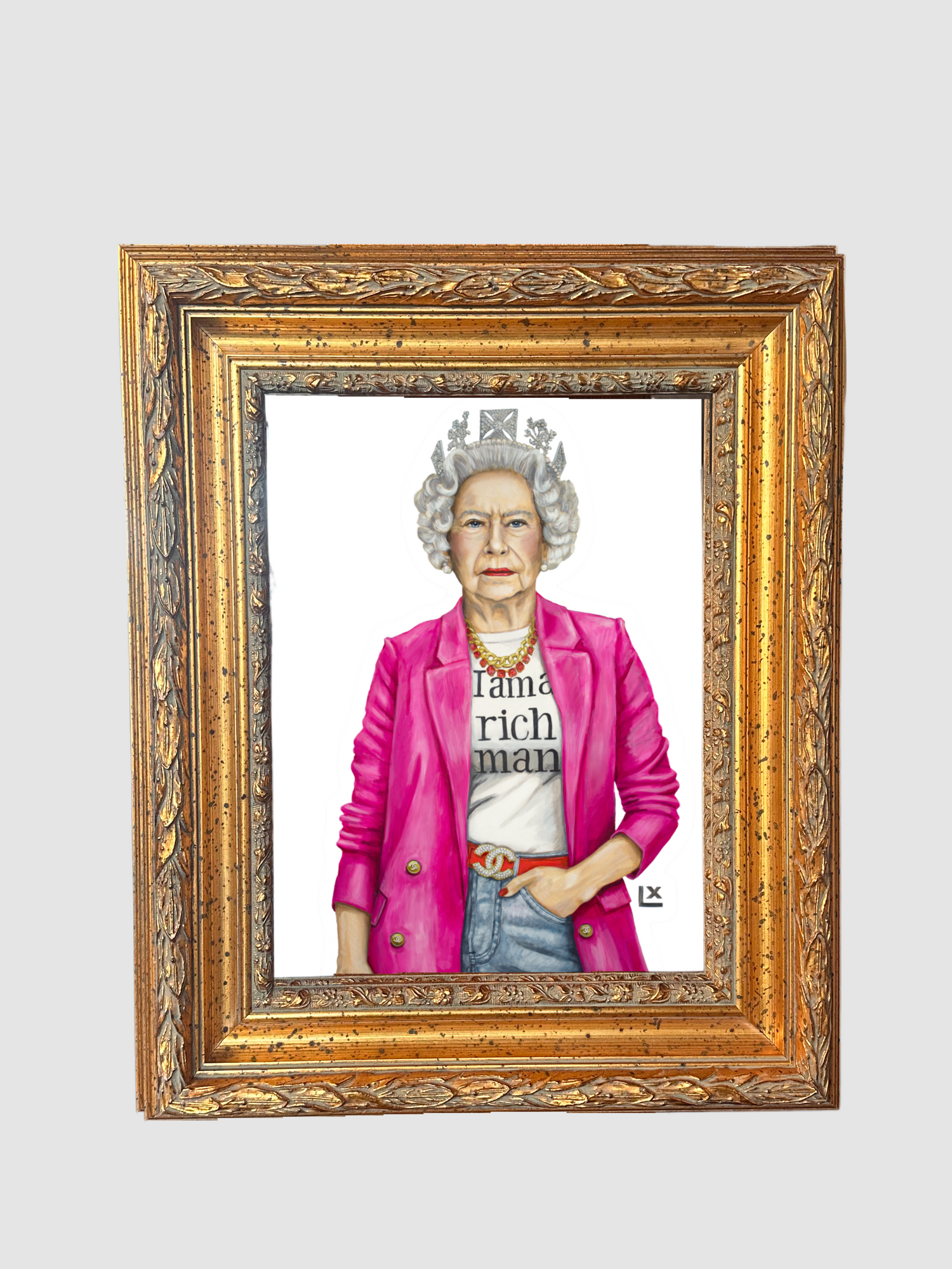 The Queen is a Rich Man Canvas Print