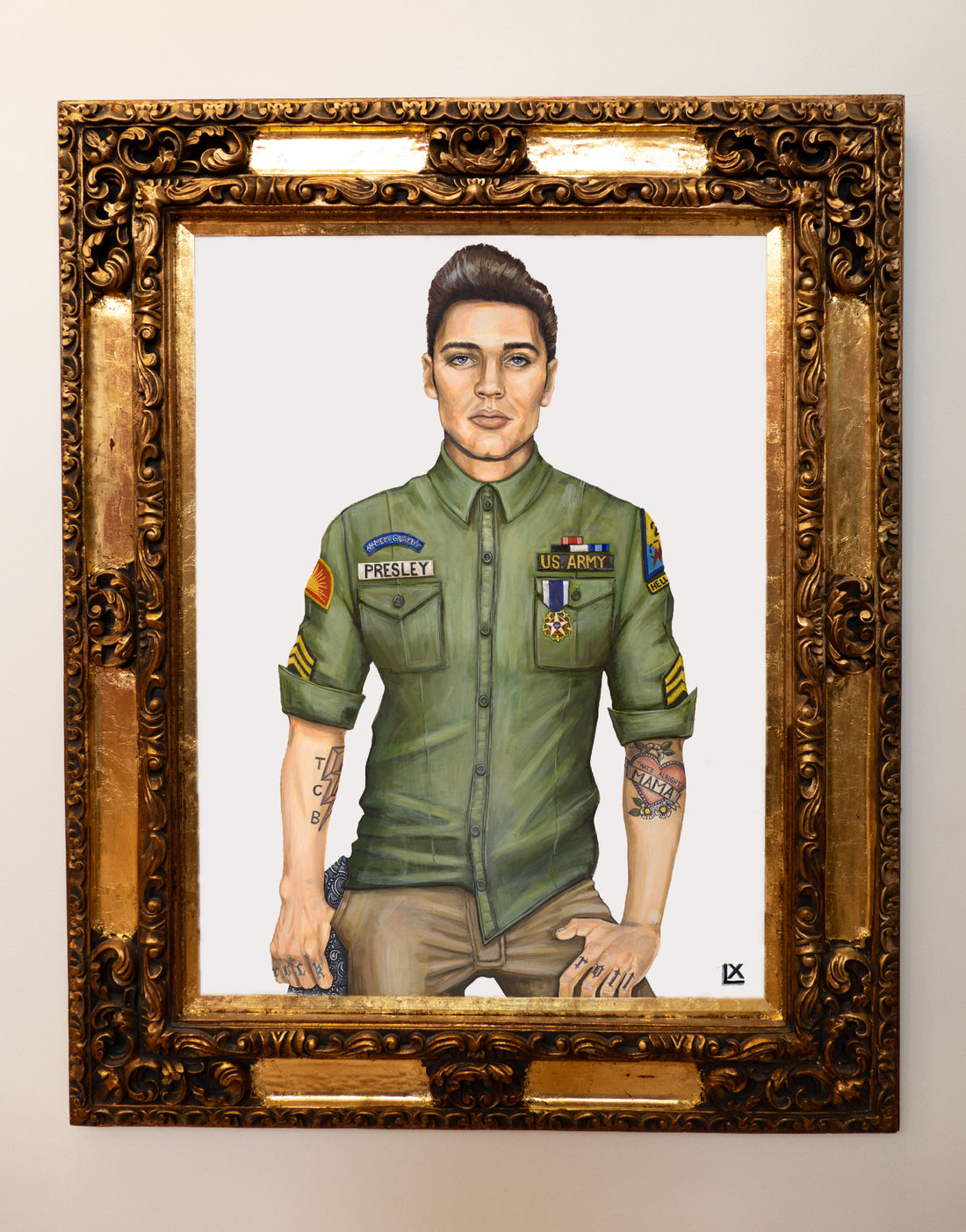 Elvis Has Returned Original Acrylic on Canvas Painting
