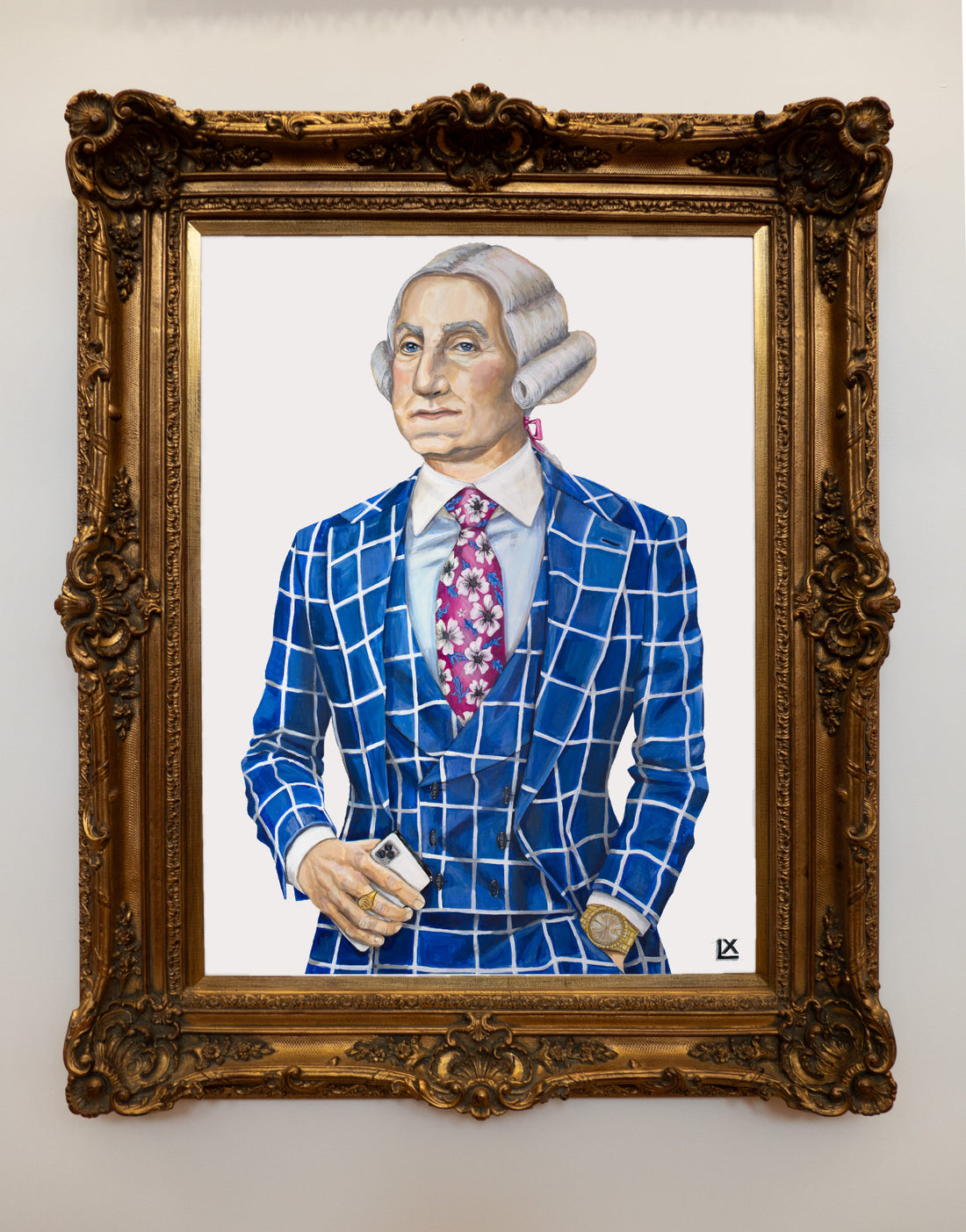 GQ George Original Acrylic on Canvas Painting