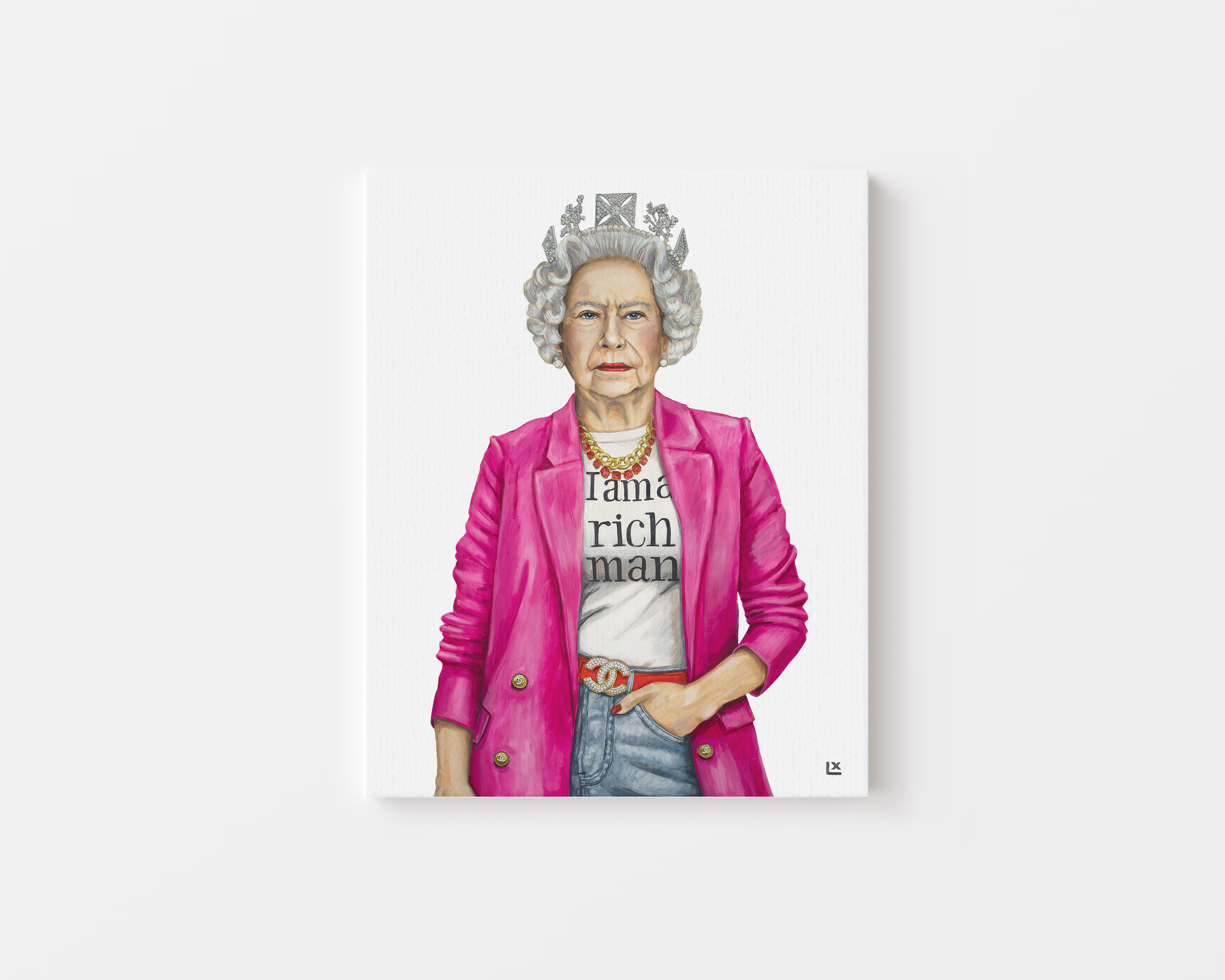 The Queen is a Rich Man Canvas Print