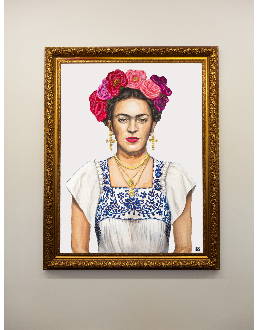 Otomi Frida Original Acrylic on Canvas Painting