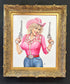 Tough Titty giclée canvas