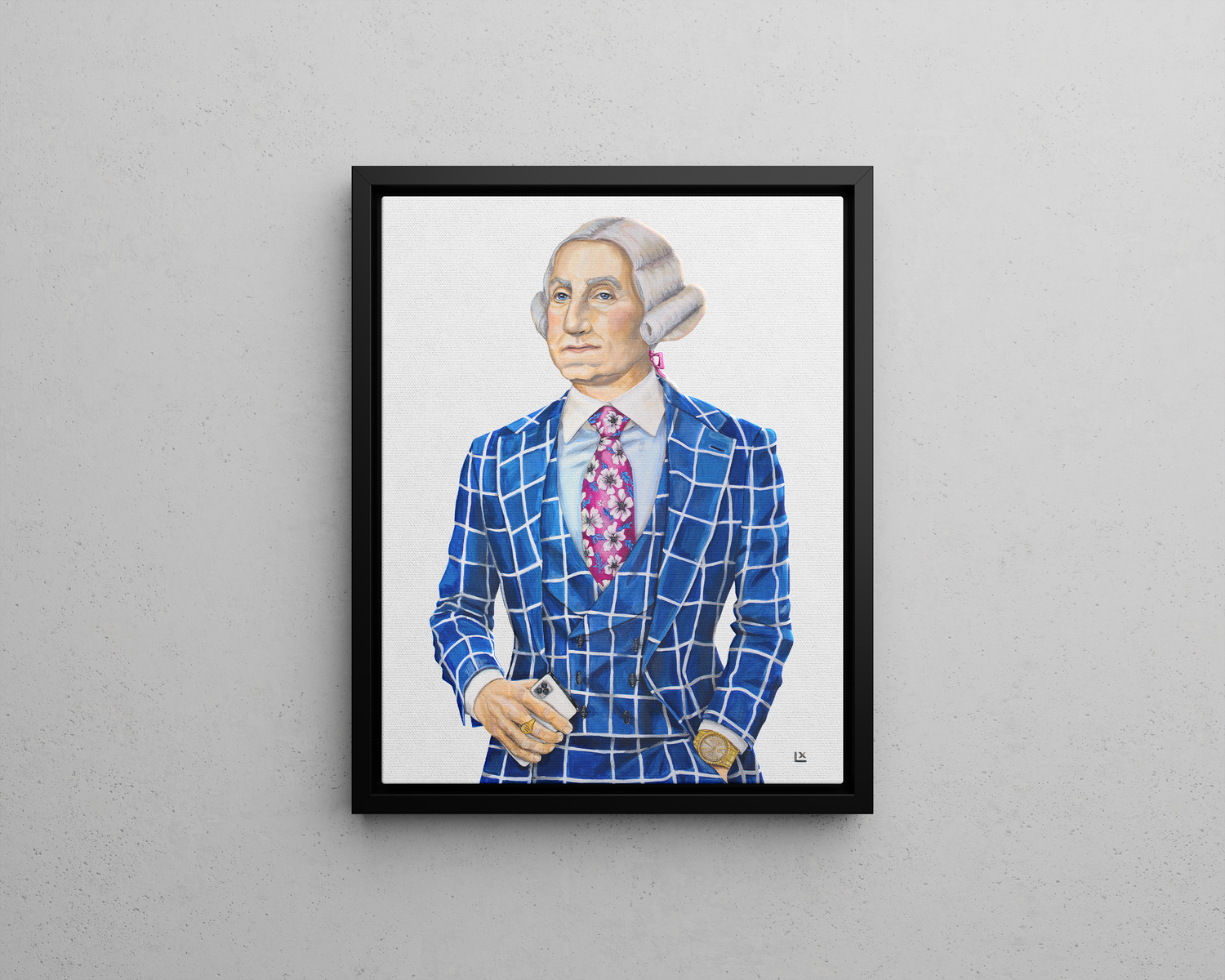 GQ George Canvas Print