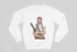 Sweatshirt featuring Willie Nelson wearing red white and blue with guitar