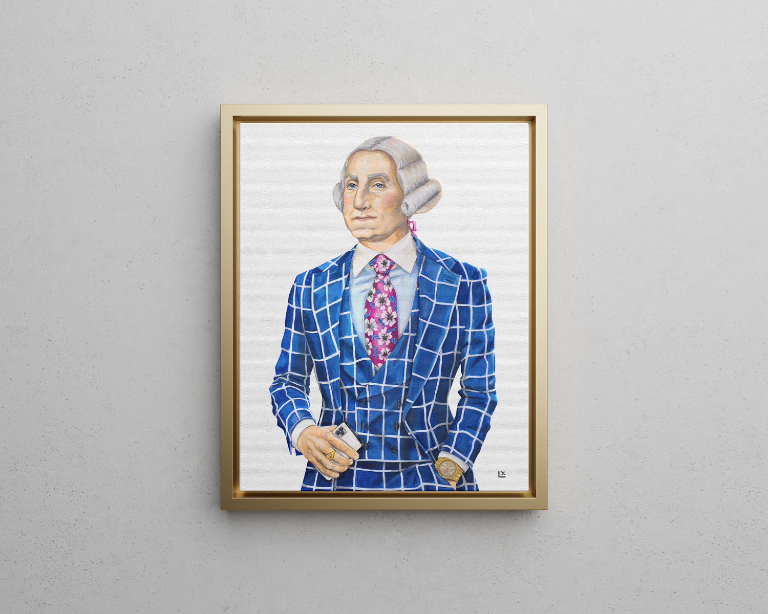 GQ George Canvas Print