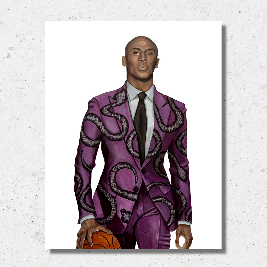 Black Mamba Paper Print