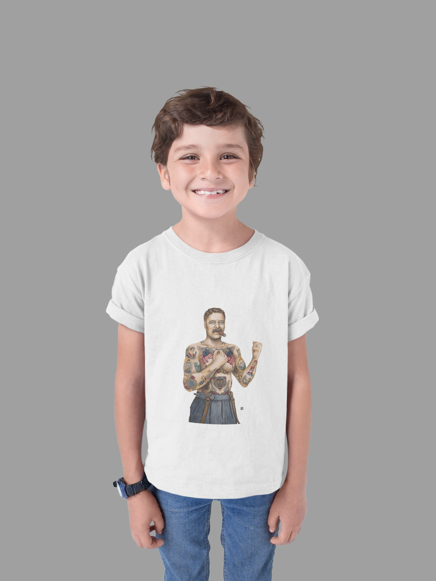 Tatted Teddy Kids T-Shirt