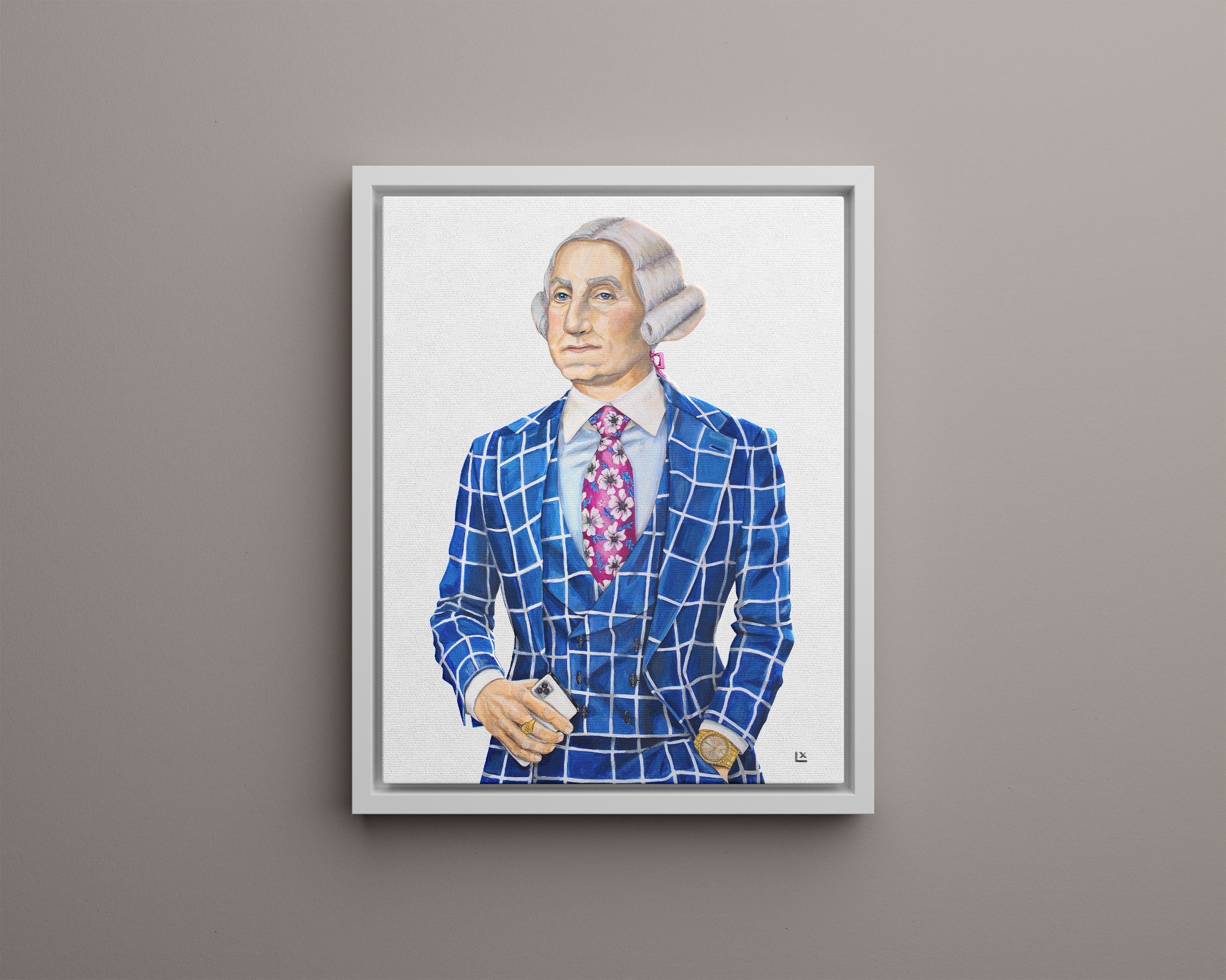 GQ George Canvas Print