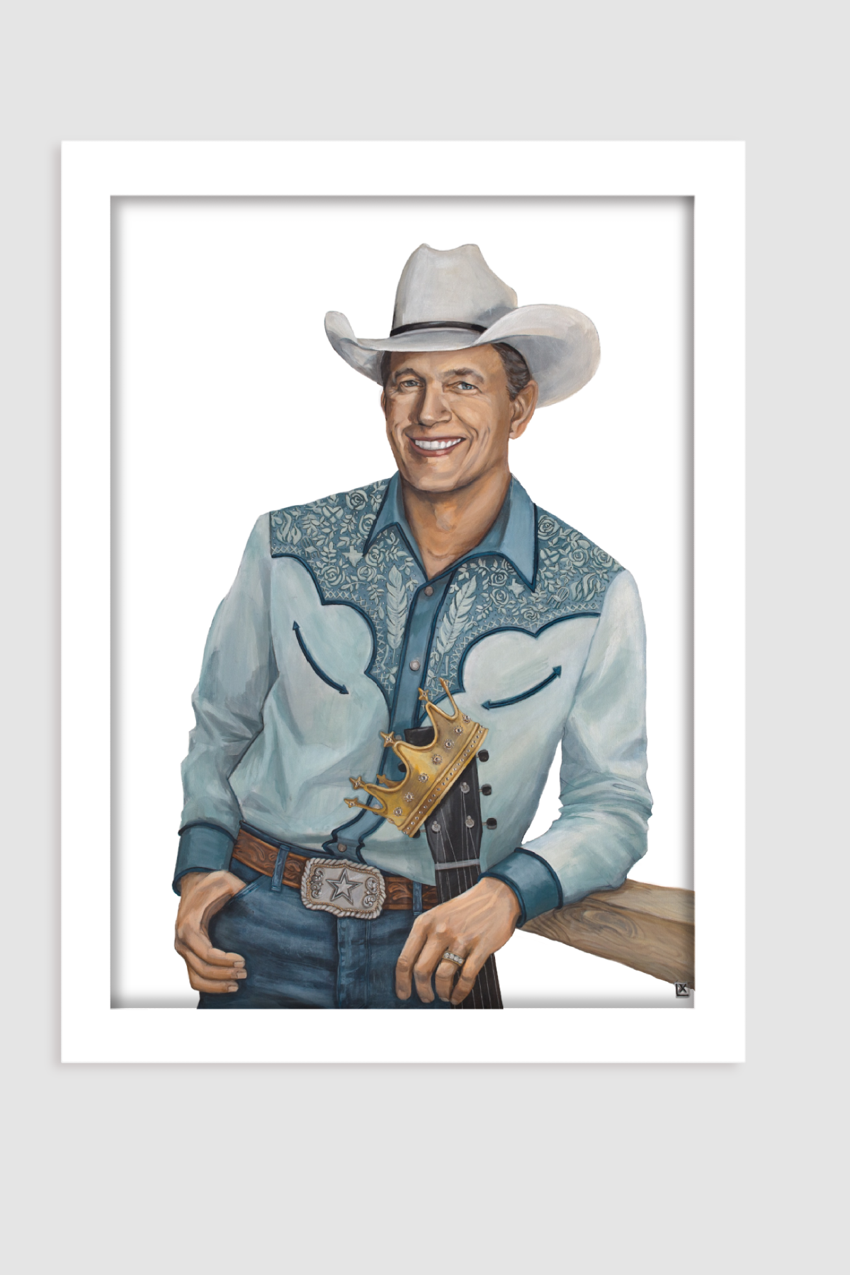 King George Paper Print