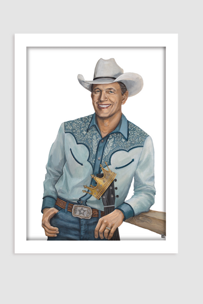 King George Paper Print