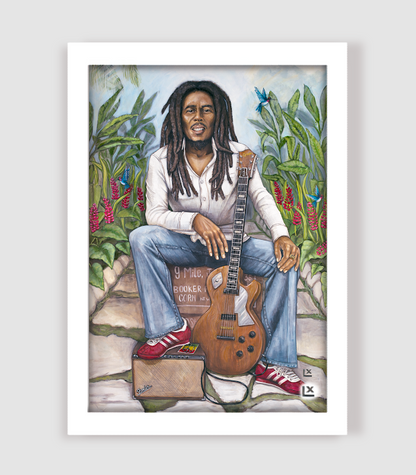 Bob Marley Paper Print