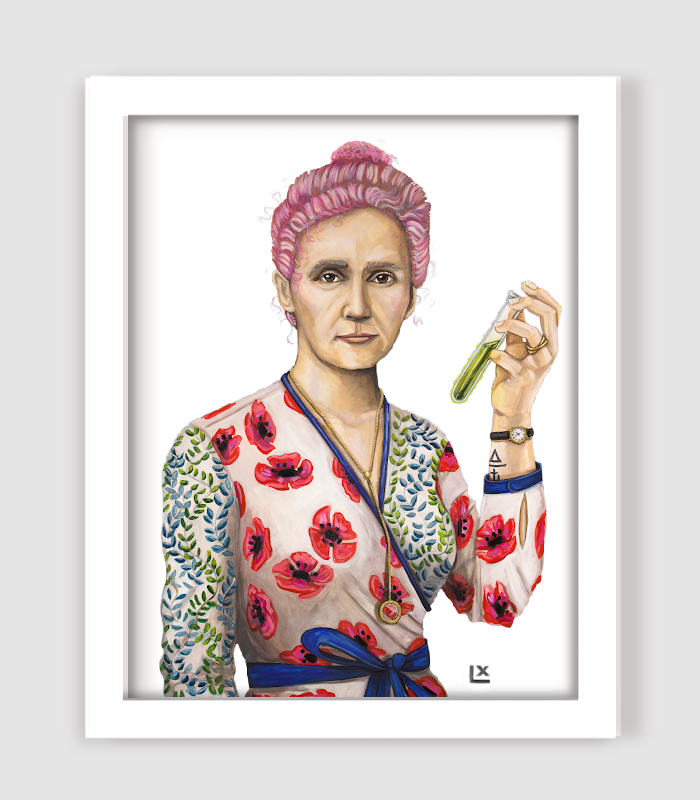 Marie Curie Paper Print