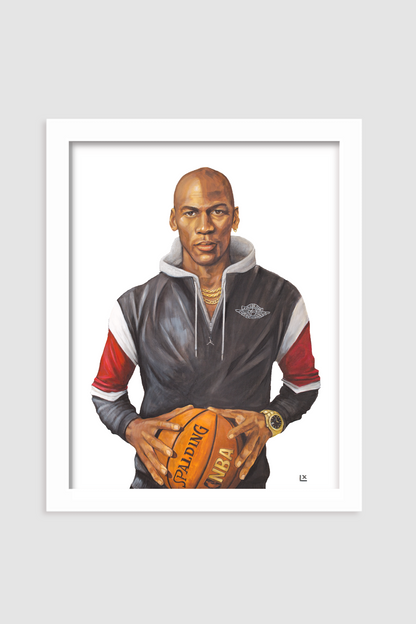 Michael Jordan Paper Print